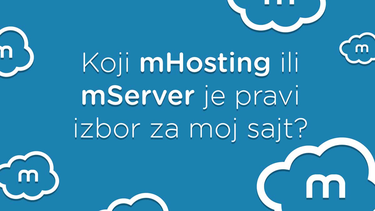 mHosting ili mSERVER, mCloud logo