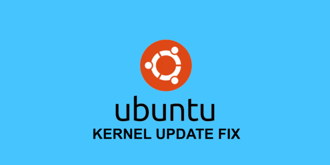 Ubuntu Kernel update fix